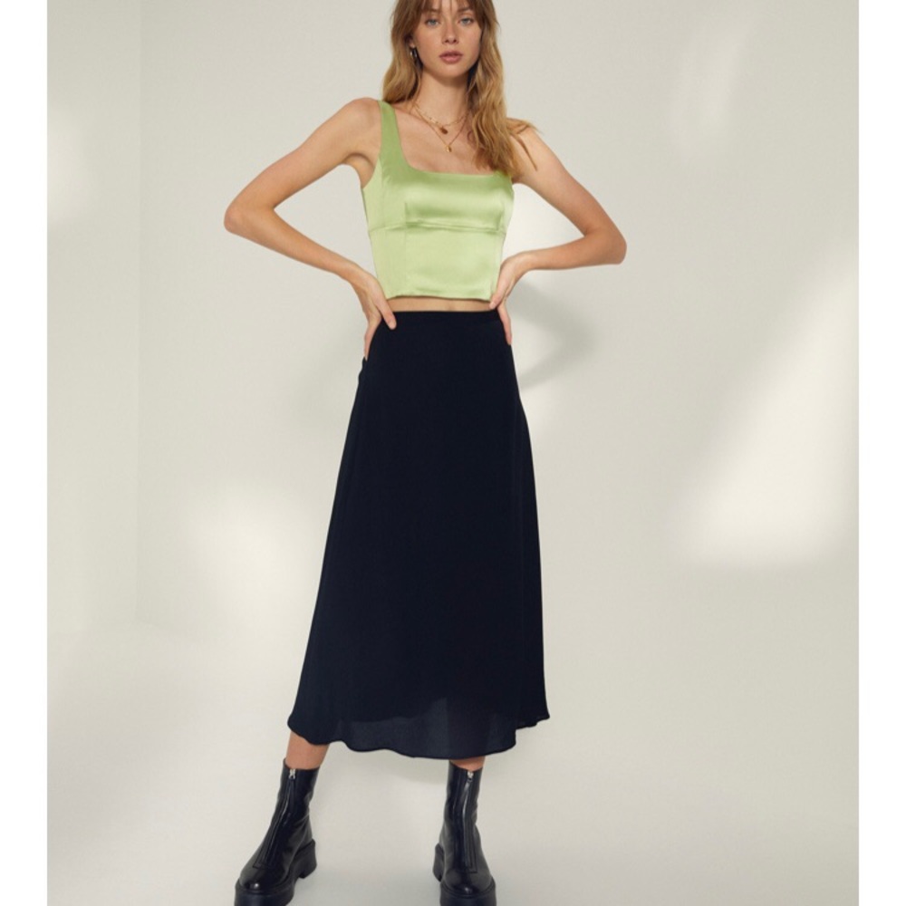 Wilfred Midi Slit Skirt